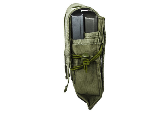 Lancer Tactical Double M4 / M16 Magazine Pouch MOLLE ( OD Green )