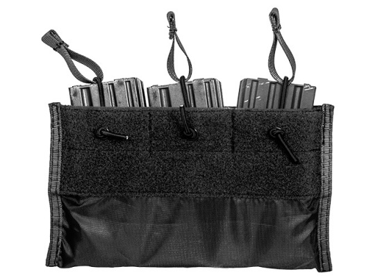 Lancer Tactical Triple Kangaroo M4 / M16 Magazine Pouch ( Black )