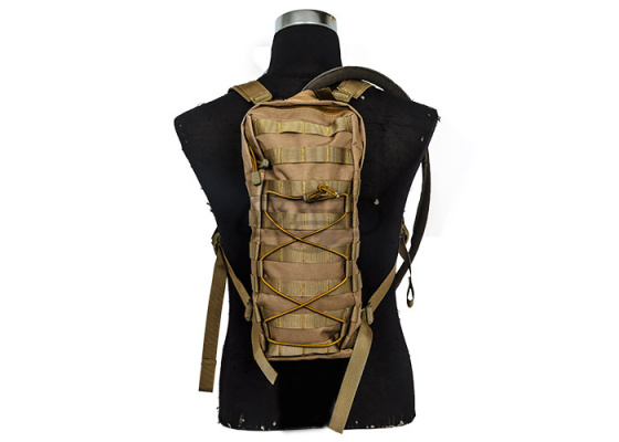 Lancer Tactical Hydration Backpack MOLLE Attachable ( Tan )