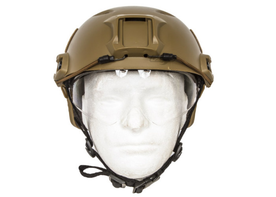 Lancer Tactical BJ Type Basic Version Helmet w/ Visor ( Tan / M )