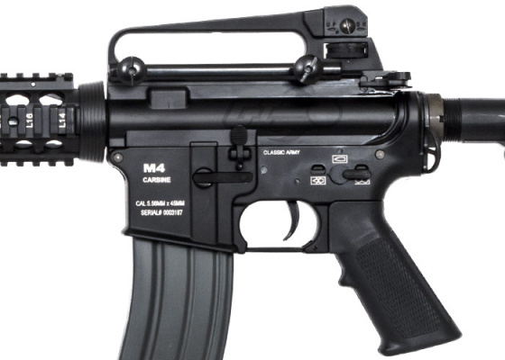 Classic Army M4A1 RIS Carbine AEG Airsoft Rifle ( Black )