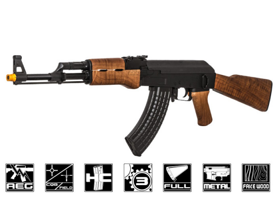 Classic Army AK47 AEG Airsoft Rifle ( Black / Imitation Wood )