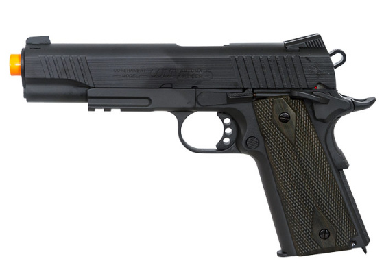 Colt 1911 Rail Gun Blowback CO2 Airsoft Pistol ( Black )