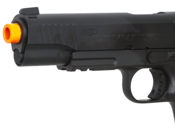 Colt 1911 Rail Gun Blowback CO2 Airsoft Pistol ( Black )