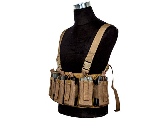 Condor Outdoor Barrage Chest Rig ( Coyote Brown )