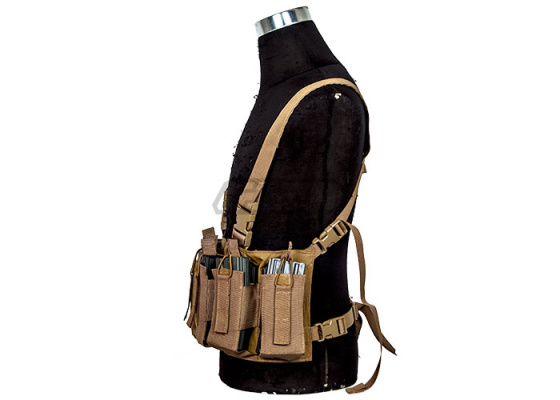 Condor Outdoor Barrage Chest Rig ( Coyote Brown )