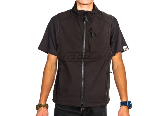 Condor Outdoor Core Softshell Vest Shirt ( Black / L )