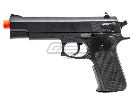 UK Arms K6 Hybrid Spring Airsoft Pistol ( Black )