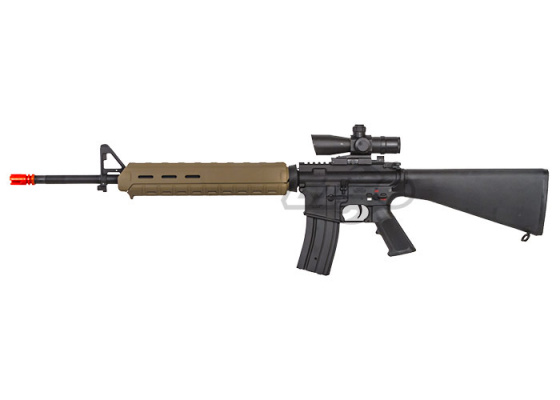 Echo 1 Platinum Edition Magpul MOE M16 AEG Airsoft Rifle ( Black / FDE )