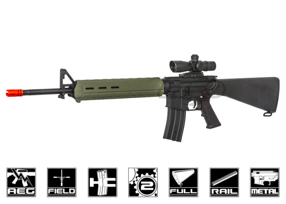 Echo 1 Platinum Edition Magpul MOE M16 AEG Airsoft Rifle ( Black / OD )