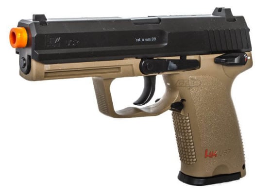 Elite Force H&K USP CO2 Airsoft Pistol by Umarex ( Dark Earth / Black )