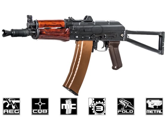 E&L Airsoft AK74U A104 Carbine AEG Airsoft Rifle ( Wood ) E&L Airsoft AK74U A104 Carbine AEG Airsoft Rifle ( Wood )