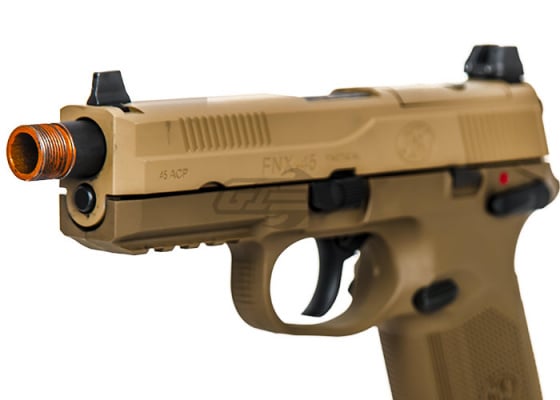 FN Herstal FNX-45 Tactical GBB Airsoft Pistol ( Dark Earth )