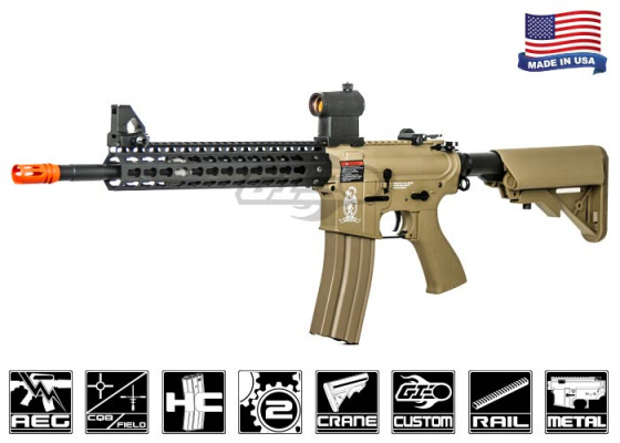 Airsoft GI G4-A1 Desert Striker KeyMod Custom AEG Airsoft Rifle