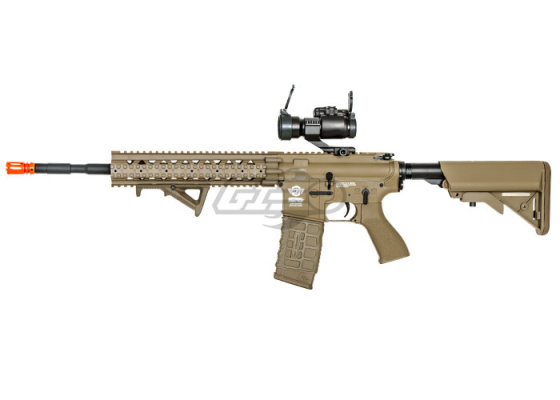 G&G Combat Machine CM16 R8-L M4 Carbine AEG Airsoft Rifle ( Tan )