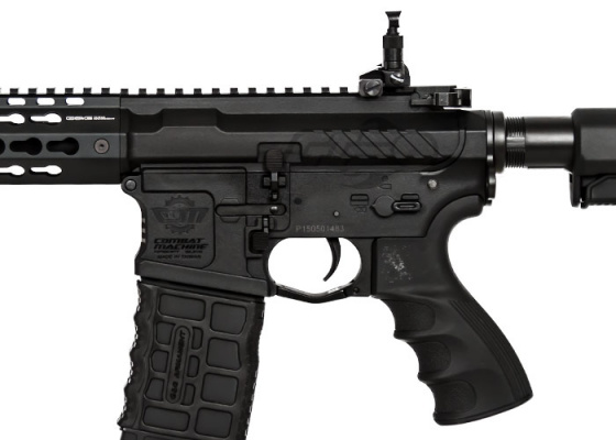 G&G CM16 SRXL KeyMod M4 Carbine AEG Airsoft Rifle Battery & Charger Package ( Black )