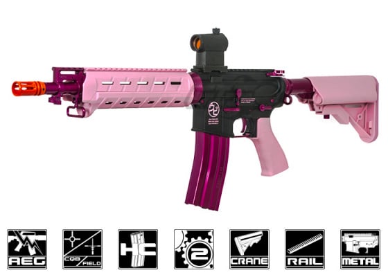 G&G Combat Machine CM16 MOD0 UPI Limited Edition M4 Carbine AEG Airsoft Rifle ( Pink )