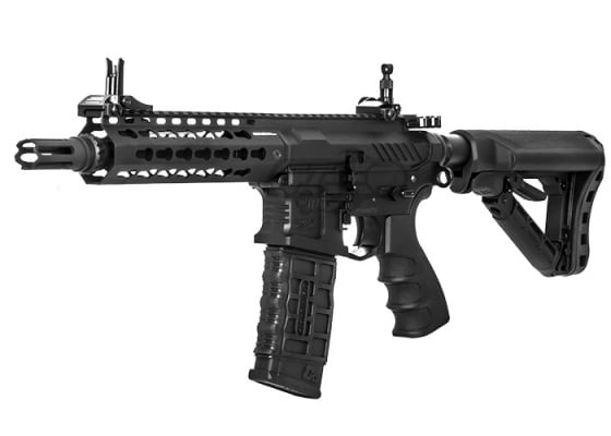 G&G Combat Machine CM16 SRS KeyMod M4 Carbine AEG Airsoft Rifle ( Black )