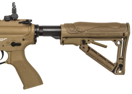 G&G GR4 G26 Advanced DST M4 Carbine Blow Back AEG Airsoft Rifle Light & Laser ( Tan )