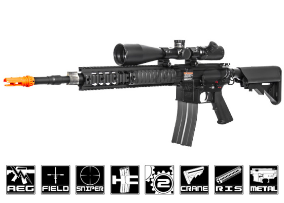 G&G Combat Machine GC12 SPR MOD1 Sniper AEG Airsoft Rifle ( Black )