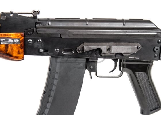 G&G GK74 AK Carbine AEG Airsoft Rifle ( Black / Wood )