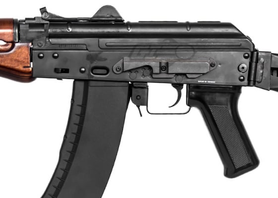 G&G GKS74U AK Carbine AEG Airsoft Rifle ( Black / Wood ) G&G GKS74U AK Carbine AEG Airsoft Rifle ( Black / Wood )