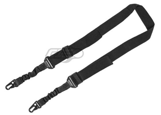 Airsoft GI 2 Point Dual Bungee Sling ( Black )