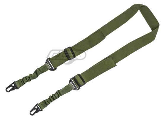 Airsoft GI 2 Point Dual Bungee Sling ( OD Green )