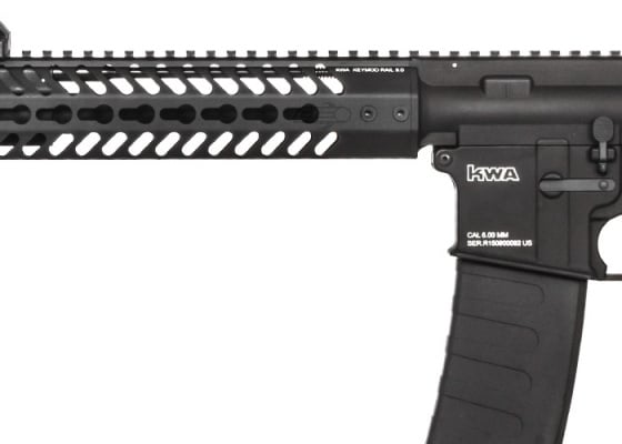 KWA KM4 KR9 Keymod M4 Carbine AEG Airsoft Gun ( Black )
