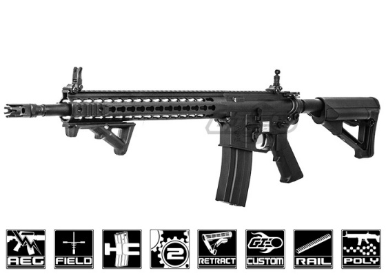 Airsoft GI Custom M4 Knight's Armament KeyMod Carbine AEG Airsoft Rifle ( Black )