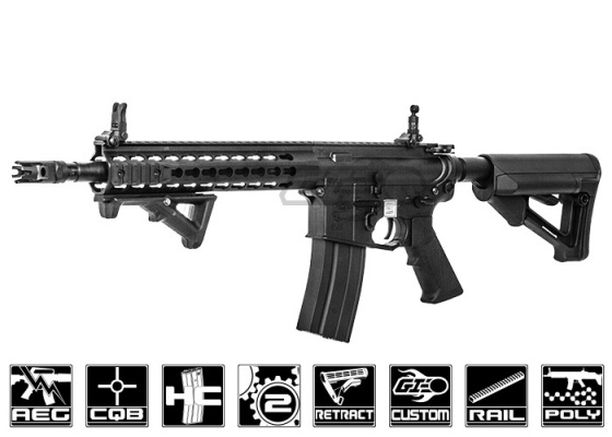 Airsoft GI Custom M4 Knight's Armament KeyMod CQB AEG Airsoft Rifle ( Black )