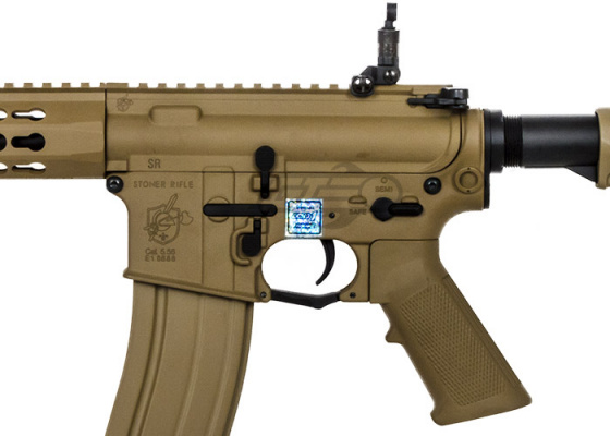 Airsoft GI Custom M4 Knight's Armament KeyMod CQB AEG Airsoft Rifle ( Tan )