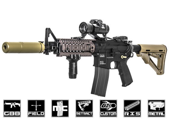 Airsoft GI ( Perfect Tactical Trainer ) Silent Execution GBBR Airsoft Rifle ( Black Card Custom )