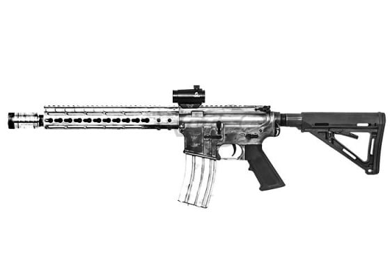 Airsoft GI Custom M4 Quicksilver AEG Airsoft Rifle