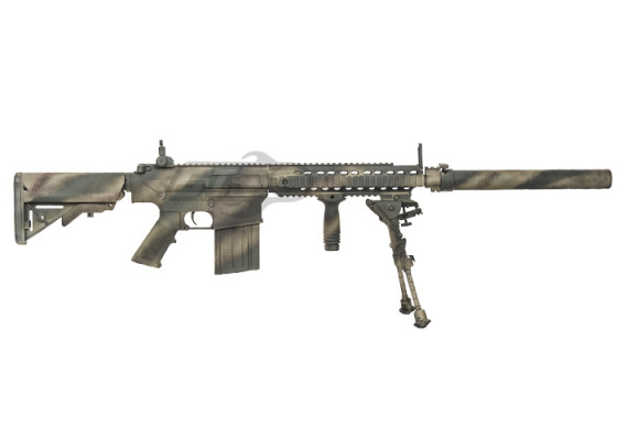 Airsoft GI Custom SR-25 Unseen AEG Airsoft Rifle ( Black Card Custom )