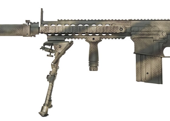 Airsoft GI Custom SR-25 Unseen AEG Airsoft Rifle ( Black Card Custom )