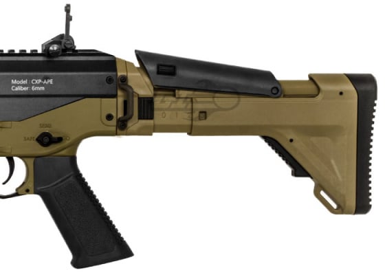 ICS CXP-APE KeyMod SBR AEG Airsoft Rifle ( Black / Tan )