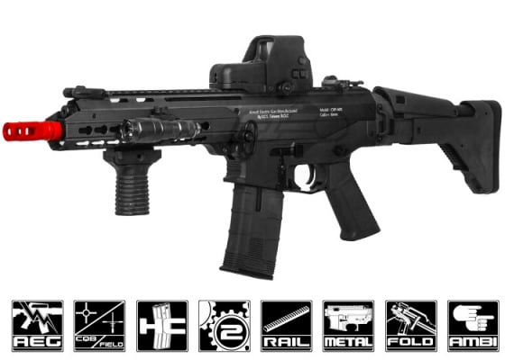 ICS CXP-APE KeyMod SBR AEG Airsoft Gun ( Black )