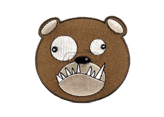 ill Gear v2 Biohazard Bear Head Tracker Velcro Patch ( Brown )