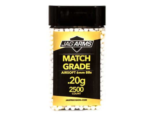 Jag Arms Match Grade .20g 2500 ct. BBs ( White )