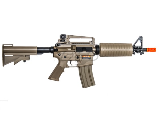 JG F6671TAN M4 Commando Carbine AEG Airsoft Rifle Enhanced Version ( Black )