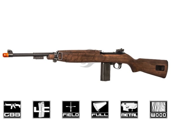King Arms M1 Carbine Blowback CO2 Airsoft Rifle ( Wood )