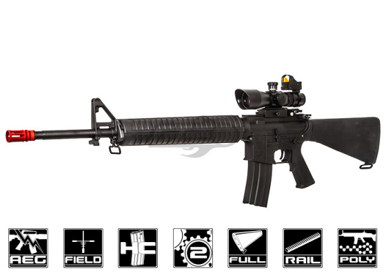 King Arms Ultra Grade M16A3 AEG Airsoft Rifle ( Black )