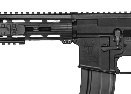 King Arms Elite M4 TWS Alpha 7" CQB Carbine AEG Airsoft Rifle ( Black )