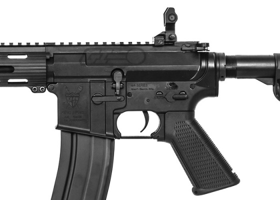 King Arms Elite M4 TWS Alpha 7" CQB Carbine AEG Airsoft Rifle ( Black )