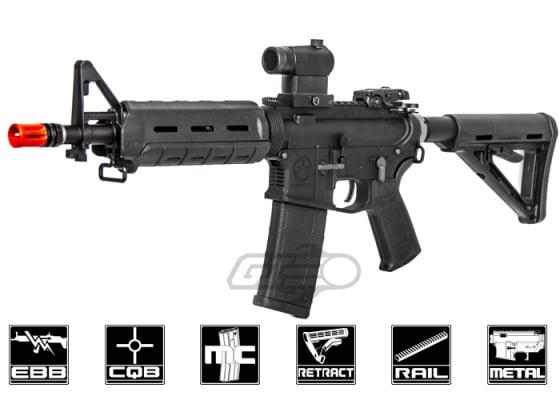 PTS Magpul RM4 CQB Recoil AEG Airsoft Gun by KWA ( Black )