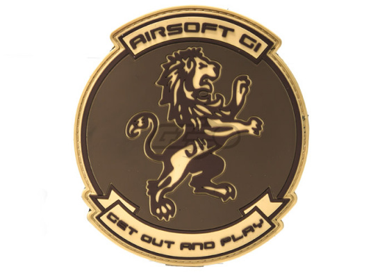 Airsoft GI Lion PVC Patch ( Sand )