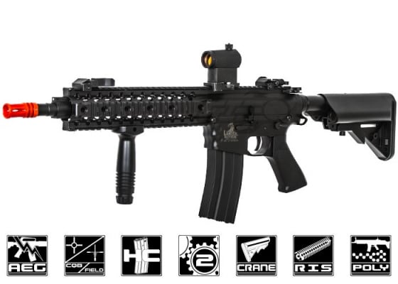 Lancer Tactical LT12B M4 Carbine AEG Airsoft Rifle ( Black )