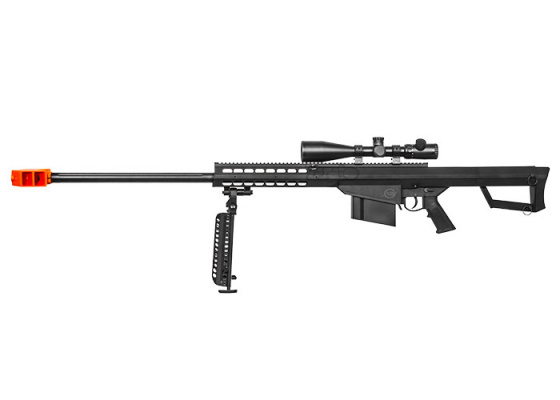Lancer Tactical LT20BIP M92 Spring Sniper Airsoft Rifle Bipod Package ( Black )