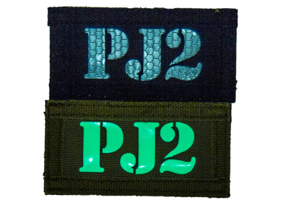 Emerson "PJ2" Reversible Velcro Glow In Dark I.R. Patch ( Brown / Black )